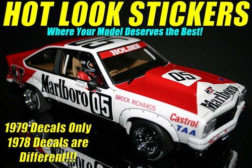 <!--F#f_0-->1:18 Brock MISSING Vinyl Decals 1979 Bathurst Winner A9X HDT LX Torana Biante<!--F/-->
