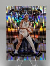 2024 Panini Select WNBA - Concourse A'ja Wilson #86 Silver Flash Prizm LV Aces