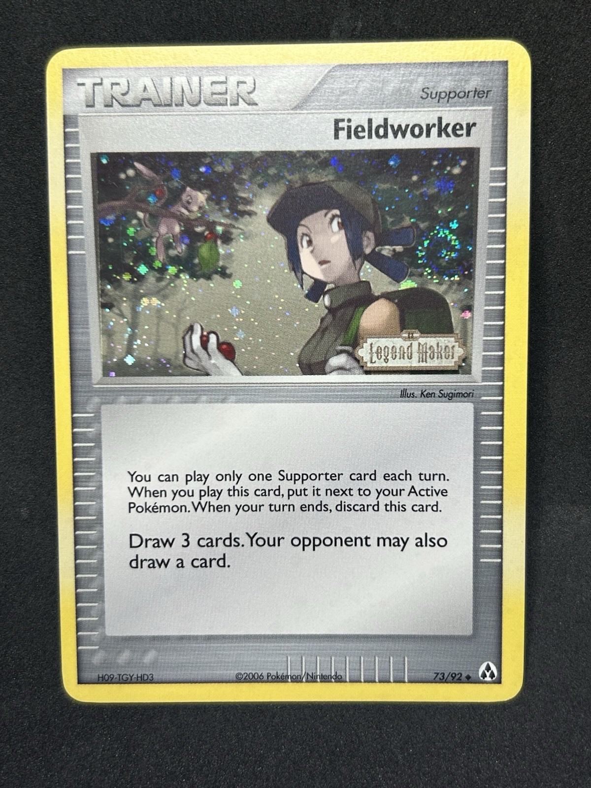 Fieldworker 73/92 Legend Maker Reverse Holo Card - Near Mint Condition 2006