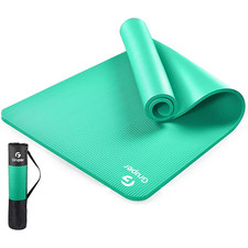 Yoga Mat Non Slip Extra Thick,72"Lx32"W x 0.6"TH,Anti-Tear w/Carrying Strap Bag