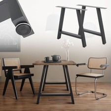 Gambe base tavolo 2 x design ad A industriale metallo supporto mobile 70x72 cm