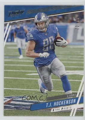 2020 Panini Prestige Xtra Points Gold 53/75 TJ Hockenson #115 0t02