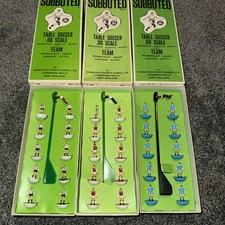 VINTAGE Subbuteo Football Team X3 Sets Boxed Bundle ref 16/185/8