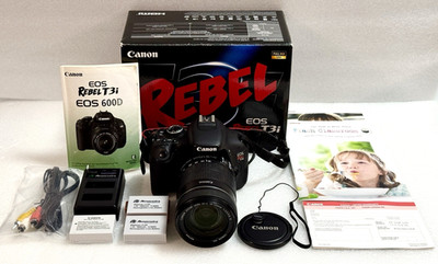 Canon EOS REBEL T3i 600D Digital SLR Camera with EFS 18-135mm IS Lens Kit Bundle