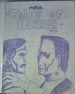 Vintage Fanzine Tales of Horror Issue No. 1 Chip Gnam Bob Madden Frankenstein