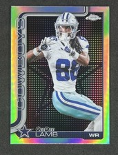 2025 Topps Chrome - CeeDee Lamb #76 Lightboard Logo Refractor Cowboys