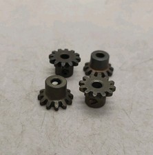 Gilbert Erector Part P-13 1/8" Tapered Brass Plated 12 Tooth Gear Lot of 4