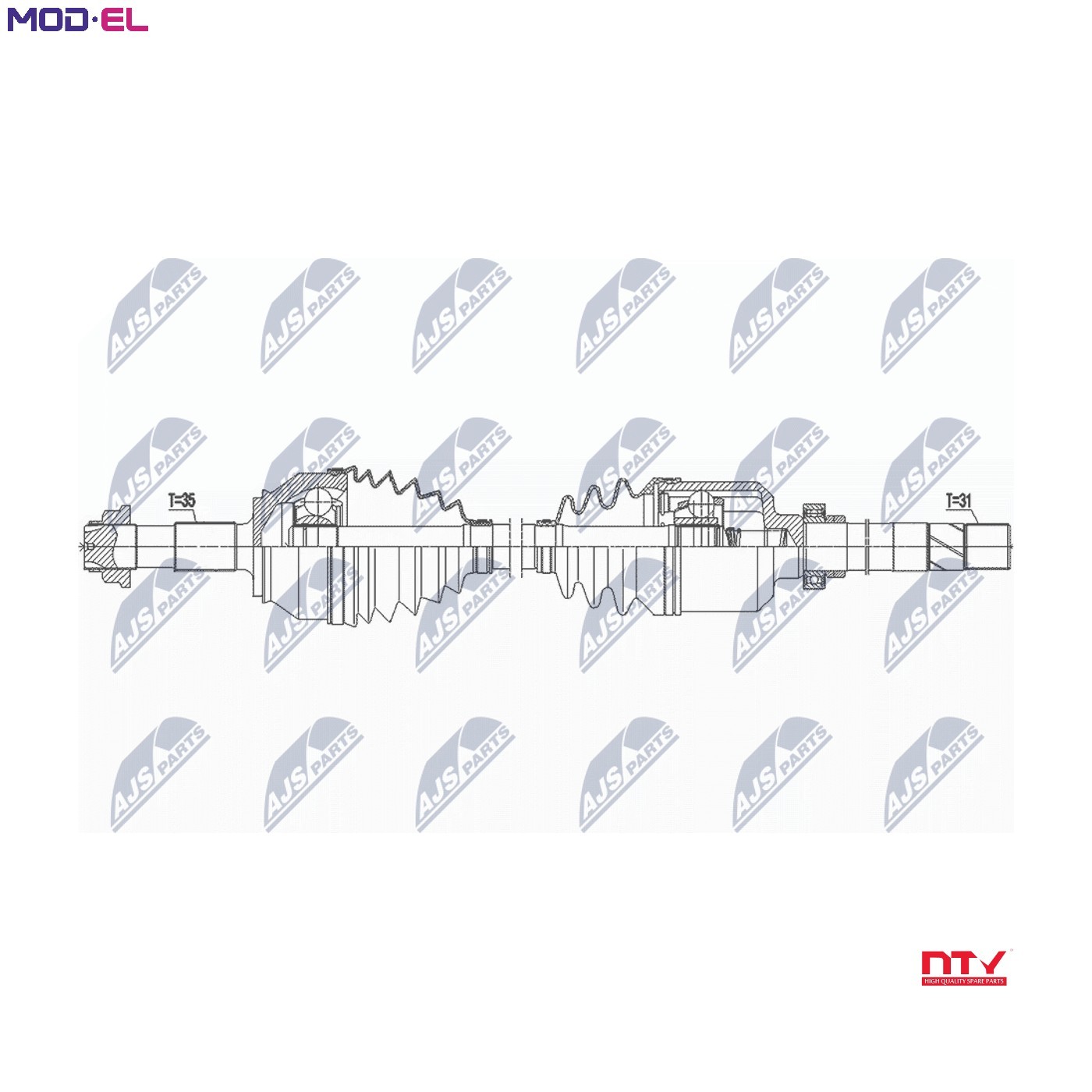 Drive Shaft Fits for Fiat Ducato 11 Right, MTM / OE zu Vergl 09750, 5055 - Image 4
