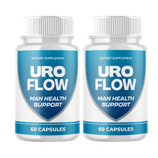 2-Pack Uro Flow for Men, UroFlow Prostate Health  Urinary Support -120 Capsules
