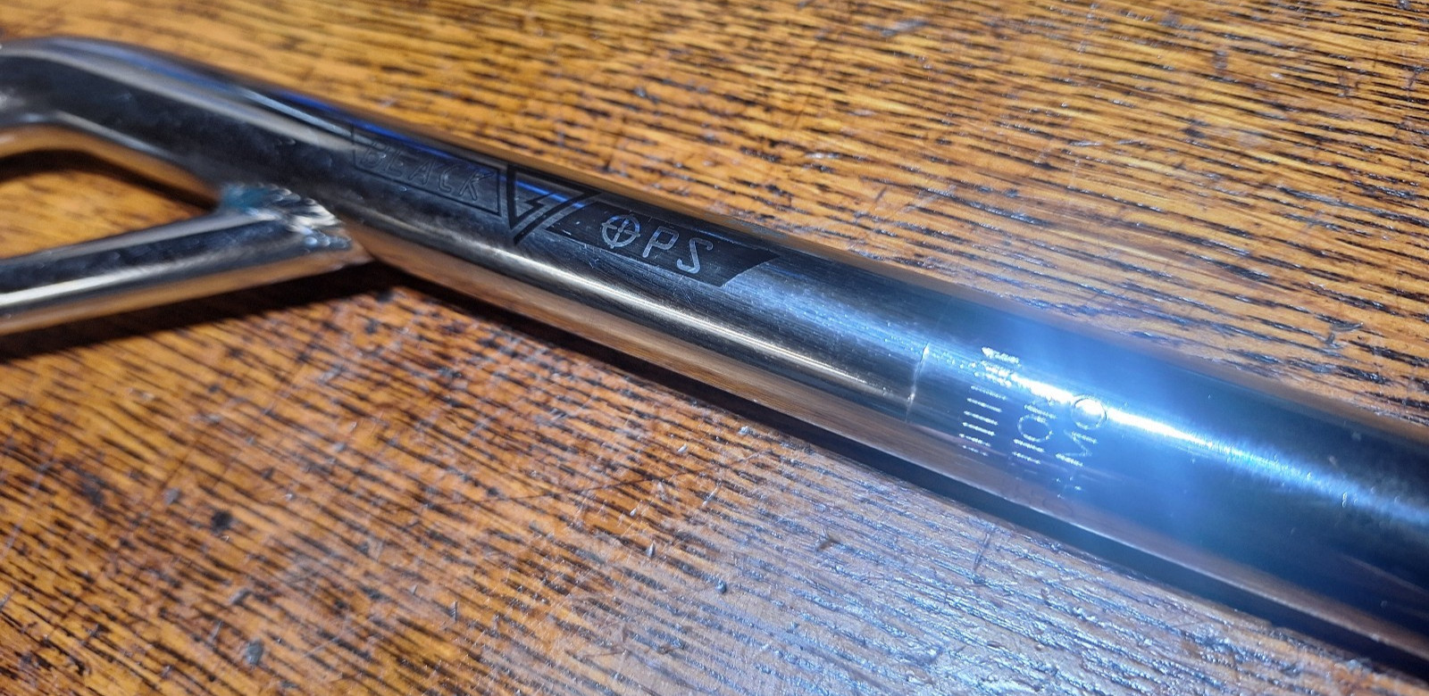 Black Ops Layback BMX Bike Seat Post 22.2mm (GT, Dyno, Powerlite, Robinson)