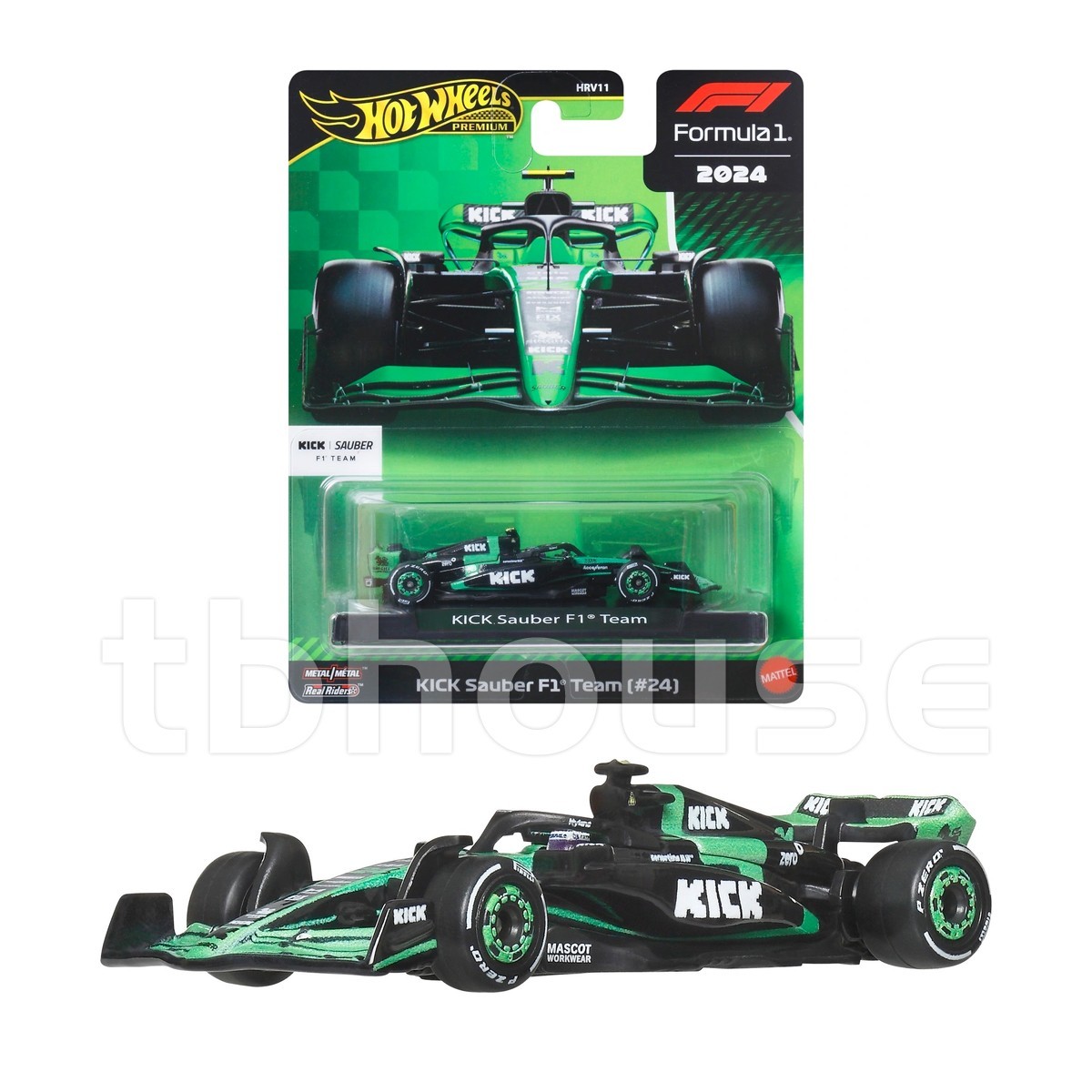 KICK SAUBER #24 diecast HOT WHEELS F1 PREMIUM series FORMULA 1