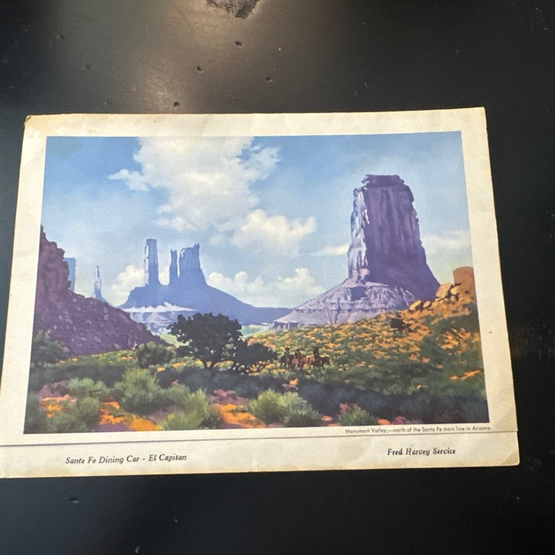Santa Fe Dining Car - the Grand Canyon Fred Harvey Service