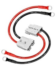 for Anderson Connector 50A Kit, 8 Guage Battery Quick 30cm/0.98ft