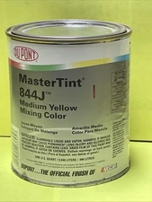 Dupont Master Tint Mixing Color 844J Medium Yellow 1 US Quart New Old Stock