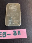 1 ENGLEHARD BAR 1 TROY OZ.  FINE SILVER E  BAR