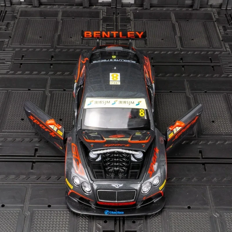 1:24 Bentley Continental GT3 Aleación Coche Modelo Diecast Vehículo Coleccionable Regalo Foto 4 de 4