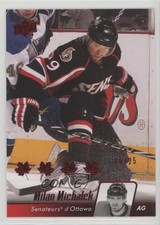 2010-11 Upper Deck French Red 6/25 Milan Michalek #68 1o3