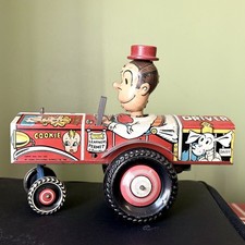 Vintage Marx Dagwood Crazy Car Wind Up Toy 1930  s Rare Great lithograph Works 