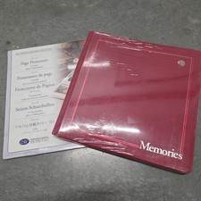 NEW Creative Memories 12 X 12 Scrapbook Album Red Student with Page Protectors