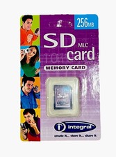 Vintage Integral SD MLC Memory Card 256MB SD Card BNIP New