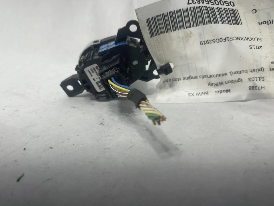 Interruptor de encendido usado se adapta a: BMW X3 2015 pulsador con parada automática del motor y s Foto 2 de 4