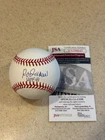 Rod Carew signed OML baseball w/ HOF 91 ** JSA **
