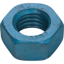 Metric Blue Ust182804 Hex Nut, M20-2.50, Alloy Steel, Class 10, Blue Phosphate,