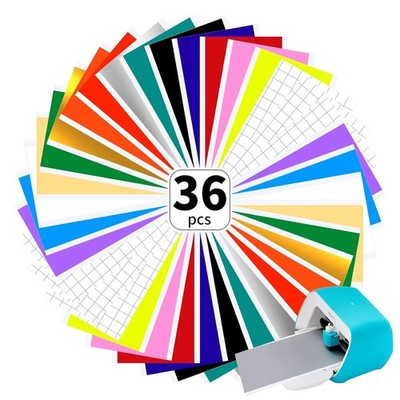 Smart Vinyl Permanent für Cricut Joy, 14cm*30.5cm Vinylfolie Plotter, 