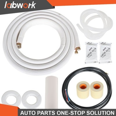 Labwork Install Kit Fit For Mini Split Heat Pump Systems 3/8'' - 5/8'' Dia.16 Feet