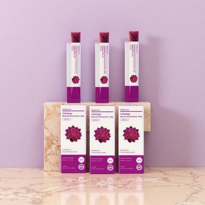 3PCS FOODOLOGY Coleology Bowel Movement Jelly (Grape & Prune) 10 Sticks NEW