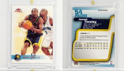 RARE SSP /10 DECADE EDITION PARALLEL 2003-04 Fleer Focus JAMAAL TINSLEY PACERS 