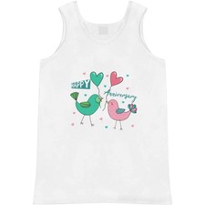 'Anniversary Lovebirds' Adult Vest / Tank Top AV050373