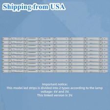 LED Strips For Hisense 55DU6070 55DU6500 55R6107 55N3050UW 55H8C H55M3000 55H6D