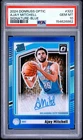 Ajay Mitchell PSA 10 2024 Donruss Optic /49 Blue Prizm Rated Rookie Auto RC #322