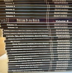 Model Railroader Dream Plan Build DVD Series Lot Of 28 - these are the good ones