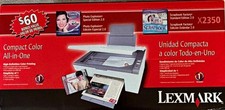 Lexmark X2350 Color All-in-One Printer Scanner Copier NEW OLD STOCK Vintage NOS