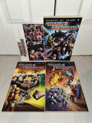 Transformers IDW Best Of UK Omnibus 2009 + Classics UK Vol. 2 3 & 4 ALL UNREAD!