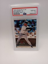 1993 Stadium Club Members only 59 Ken Griffey jr. PSA 10