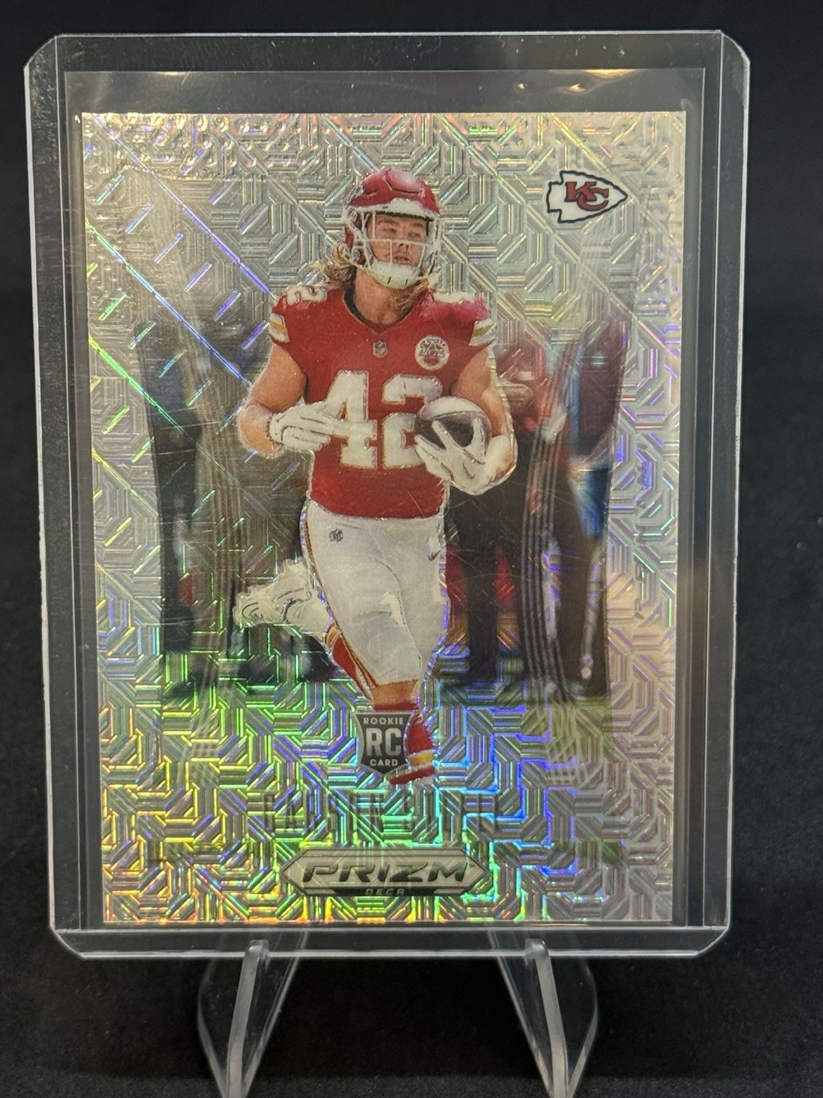 CARSON STEELE 2024 PANINI PRIZM DECA ROOKIE MOJO CHIEFS RC /30 Q4059