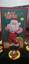 Vtg 1998 Jingle Bell Rock Santa Dancing Musical 16” Open Box Edition #1