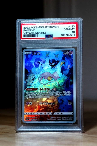 2022 POKEMON JPN SWORD & SHIELD VSTAR UNIVERSE #183 FULL ART/MEW PSA 10