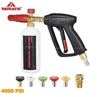 #ad #ad YAMATIC 4000PSI Pressure Washer Gun with Foam Cannon for Car Wash $50.36