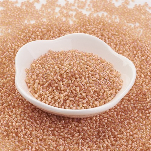 900pc/10g Japanese Glass Spacer Beads Tiny Loose Beads 11/0 Inside Color 2x1.5mm - Picture 50 of 94