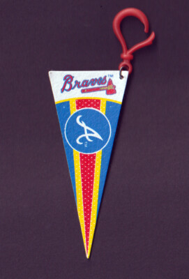 Atlanta Braves Mini Wimpel Clip / Pennant - 11 x 4,5 cm - MLB Baseball  NEU