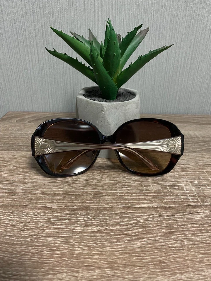 Gafas de sol vintage Diesel doradas marrón mujer Foto 4 de 4