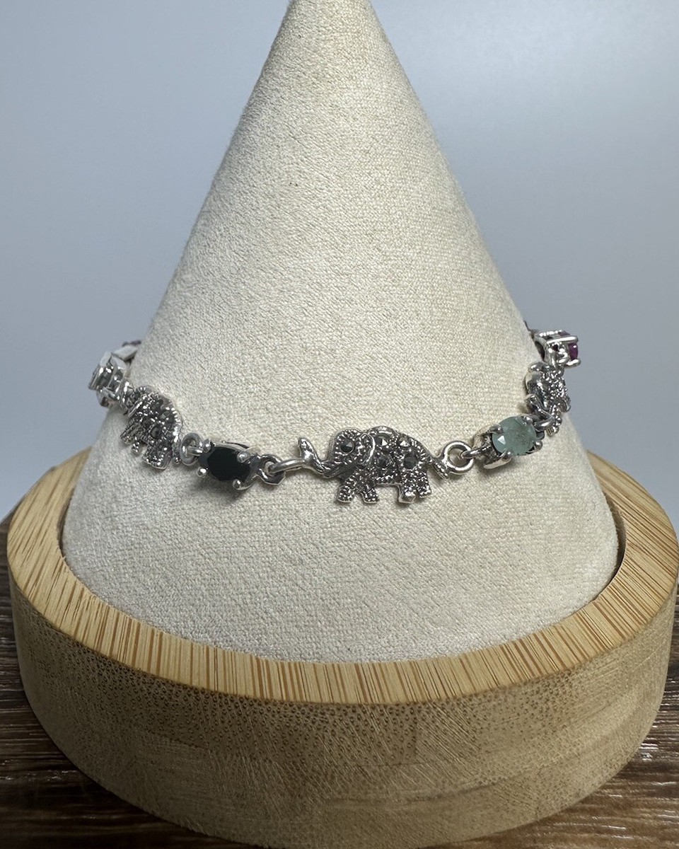 Noahs Ark Highly Detailed Vintage Southwestern Sterling Silver Bracelet Noahs Ark Highly Detailed Vintage Southwestern Sterling Silver Bracelet