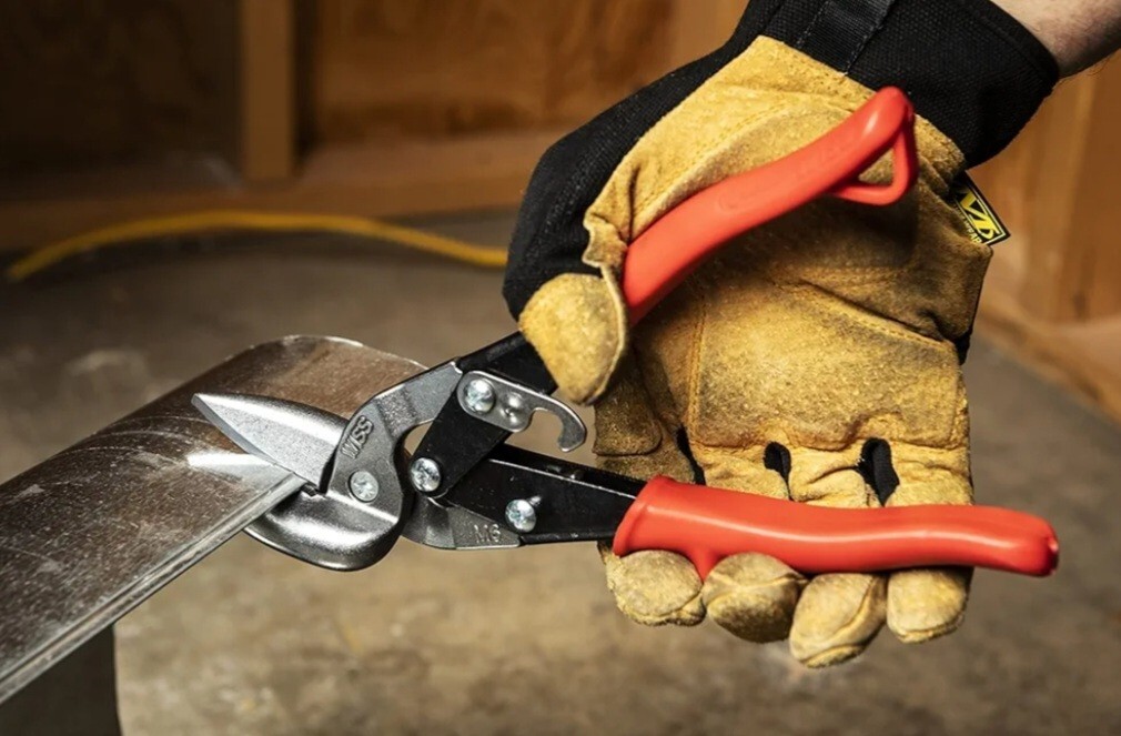 Crescent Wiss MetalMaster Offset Aviation Snips - 2 Piece M6R & M7R Set For Left & Right Cuts