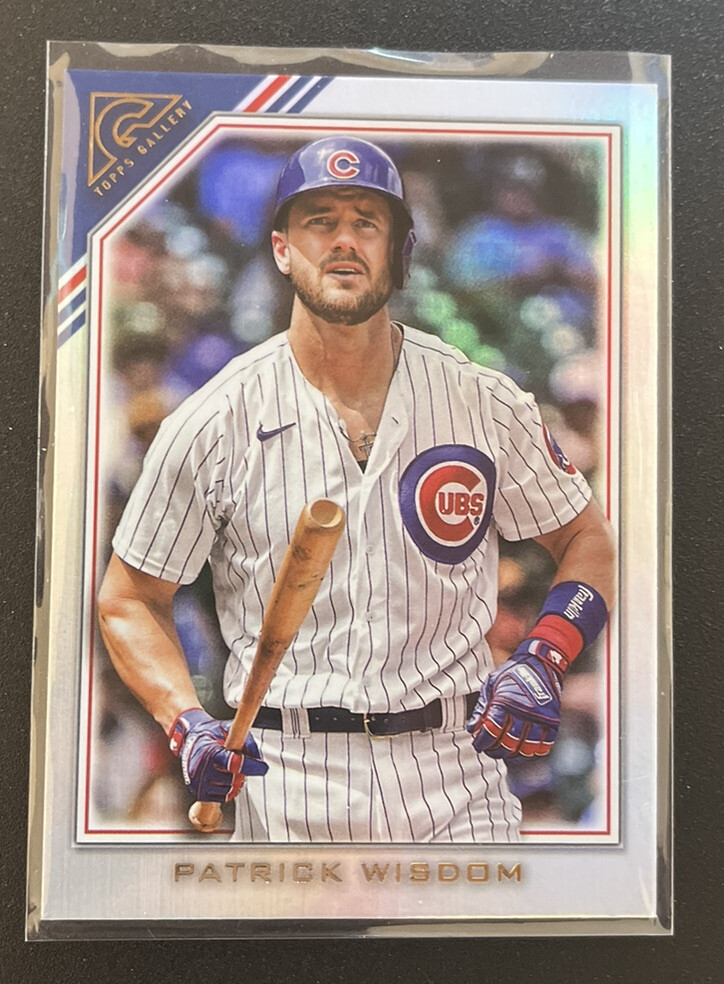 PATRICK WISDOM 2022 TOPPS GALLERY RAINBOW FOIL CHICAGO CUBS #65