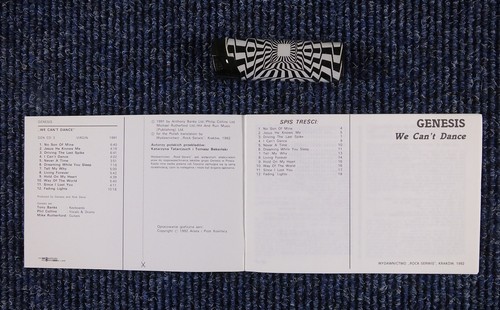 GENESIS We Can't Dance BOOKLET with lyrics,translations Krakow 1992 - Zdjęcie 2 z 4