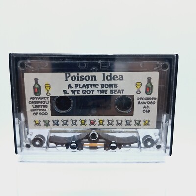Poison Idea Plastic Bomb & We Got The Beat Limited Edition 1 of 200 Tape Single